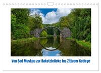 Vorderes Coverbild Von Bad Muskau zur Rakotzbrücke ins Zittauer Gebirge (Wandkalender 2026 DIN A4 quer), CALVENDO Monatskalender