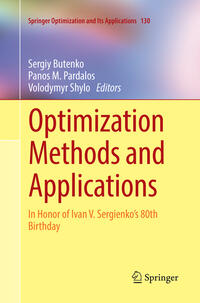 Vorderes Coverbild Optimization Methods and Applications