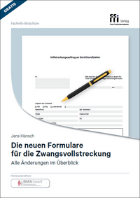 Vorderes Coverbild Die neuen Formulare für die Zwangsvollstreckung