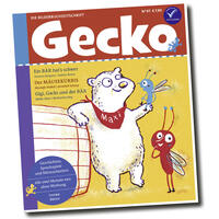 Vorderes Coverbild Gecko Kinderzeitschrift Band 97