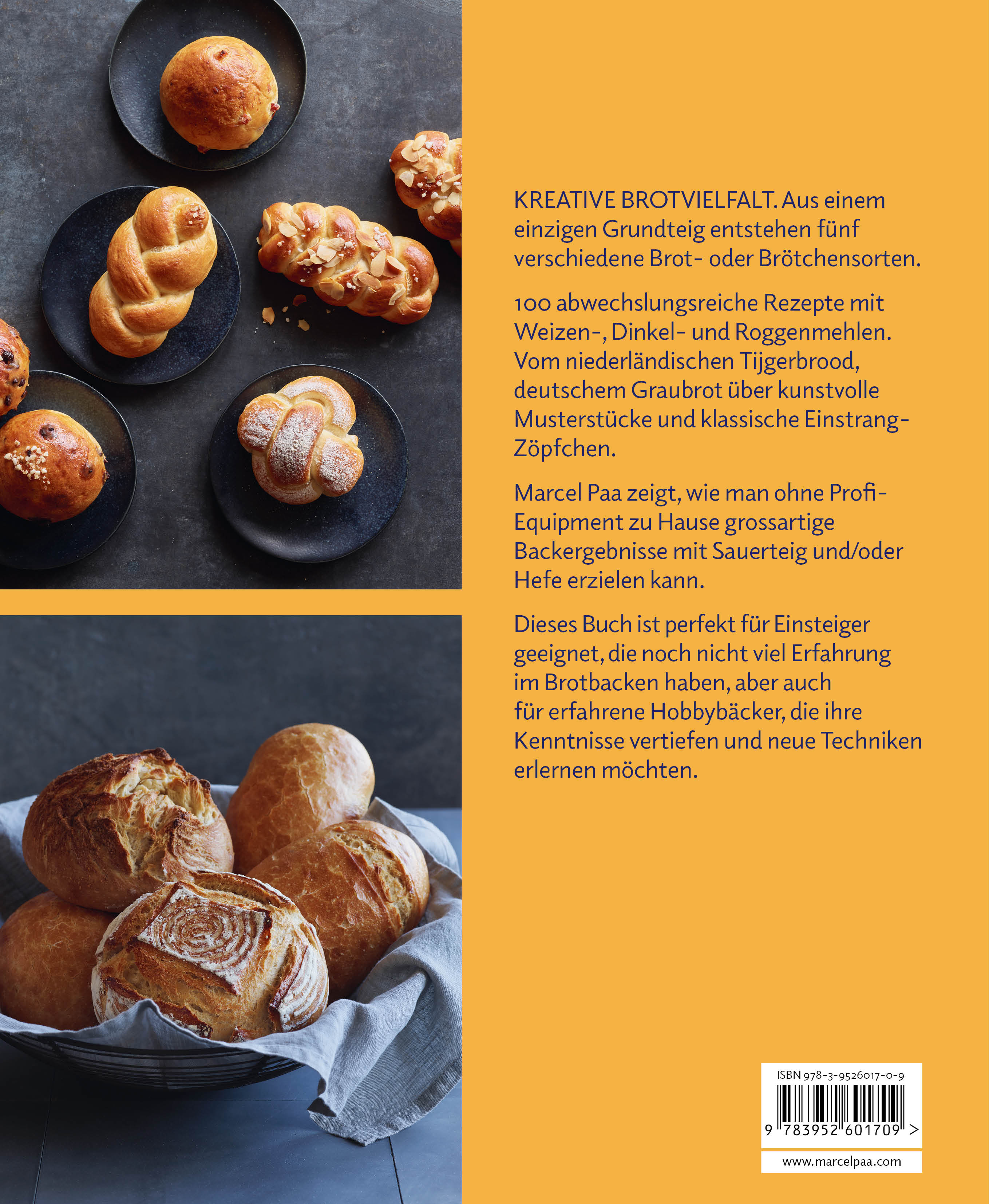 Rückseitencover 1 Teig - 5 Brote