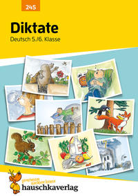 Vorderes Coverbild Diktate 5./6. Klasse, A5-Heft
