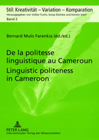 Vorderes Coverbild De la politesse linguistique au Cameroun - Linguistic politeness in Cameroon
