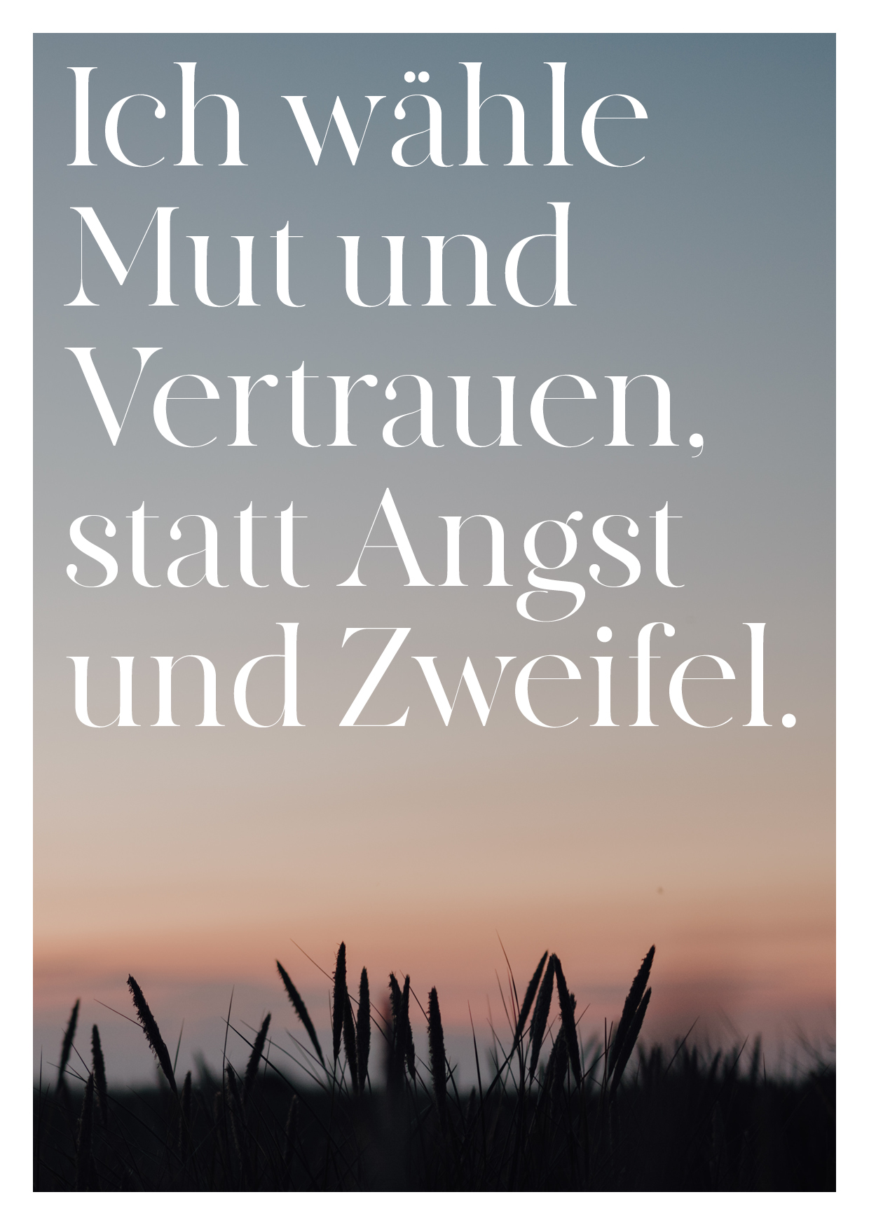 Beispielinhalt (Bild) Für Mich- Glück ist eine Entscheidung