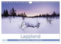Vorderes Coverbild Lappland - Winterwandern Impressionen (Wandkalender 2025 DIN A4 quer), CALVENDO Monatskalender
