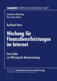 Vorderes Coverbild Werbung für Finanzdienstleistungen im Internet