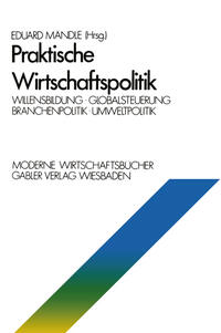 Vorderes Coverbild Praktische Wirtschaftspolitik