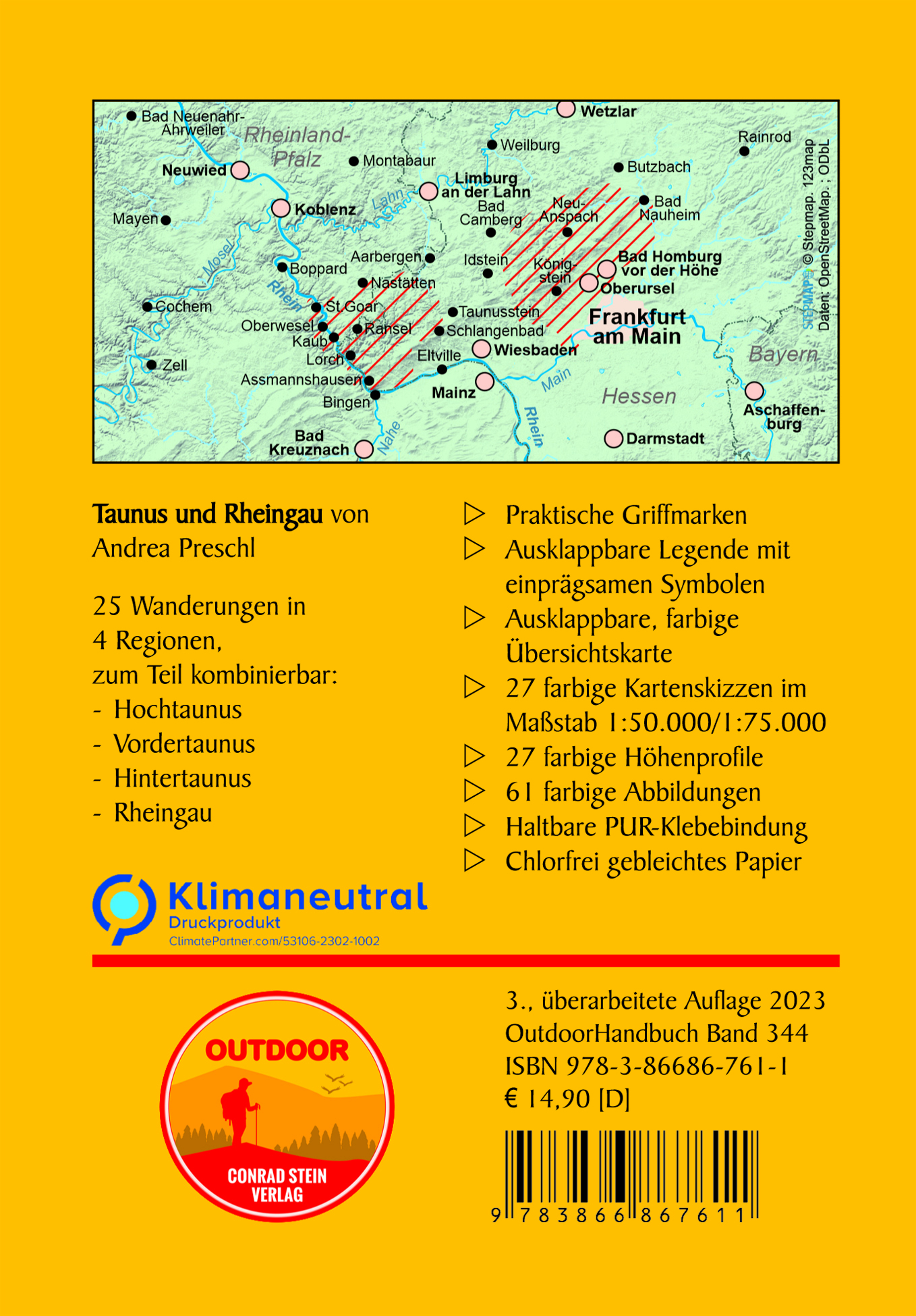 Rückseitencover Taunus und Rheingau