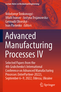Vorderes Coverbild Advanced Manufacturing Processes IV