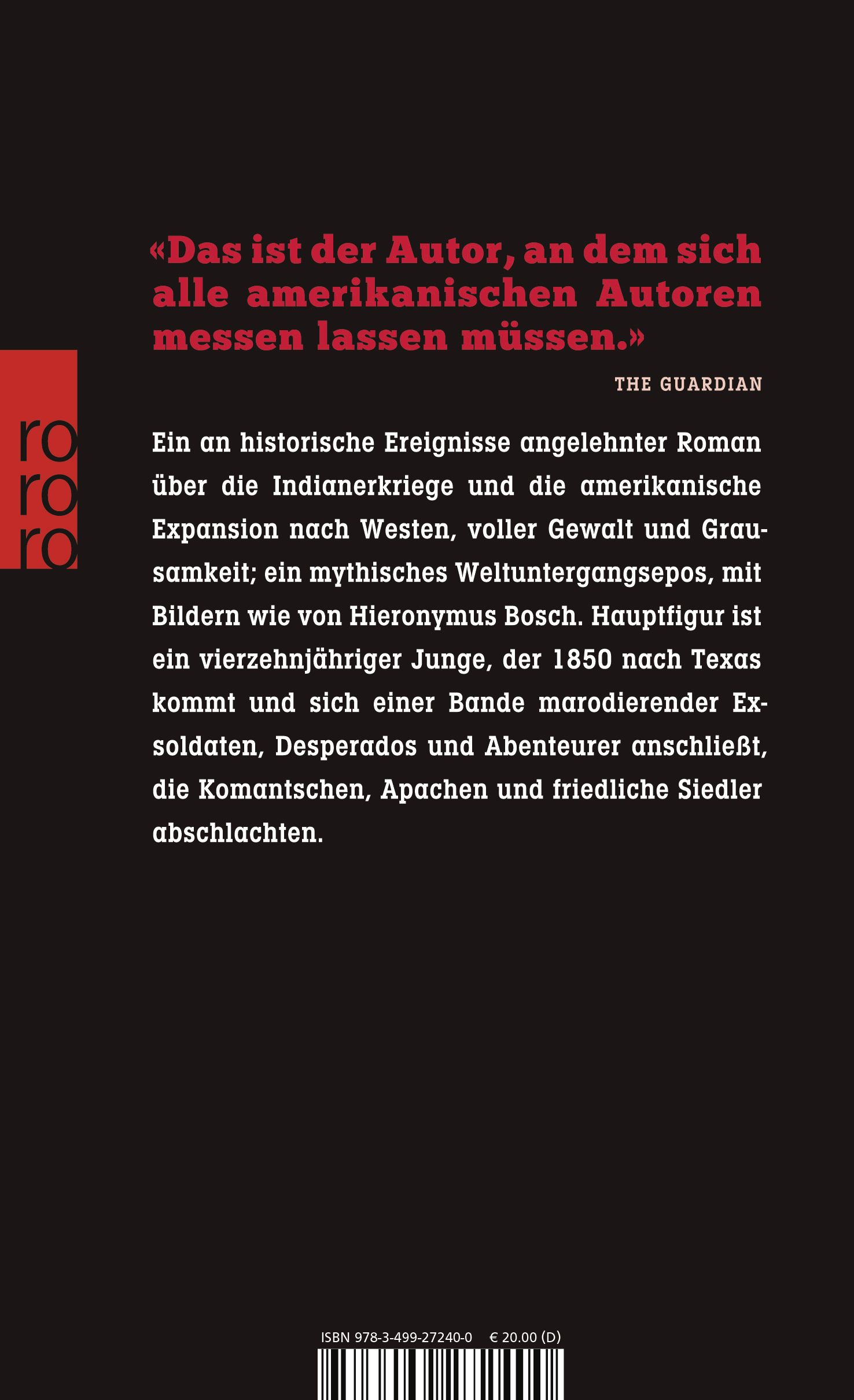 Rückseitencover Die Abendröte im Westen