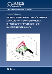 Vorderes Coverbild Prozesskettenentwicklung für gewebte komplexe 3D-Schlauchstrukturen in Faserkunststoffverbund- und Biomedizinanwendungen
