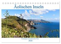 Vorderes Coverbild Äolische Inseln (Tischkalender 2026 DIN A5 quer), CALVENDO Monatskalender