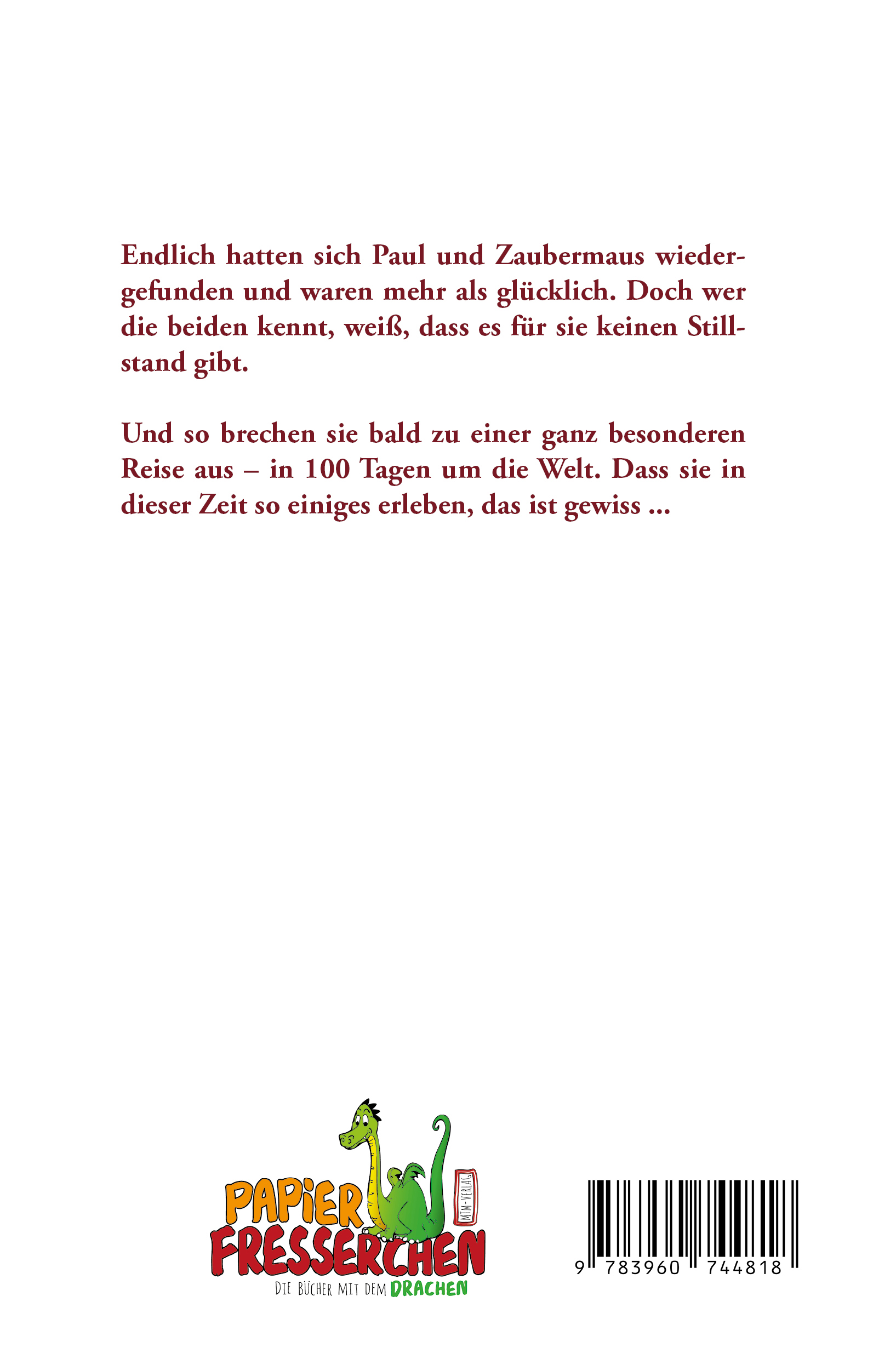Rückseitencover Mit Zaubermaus in 100 Tagen um die Welt