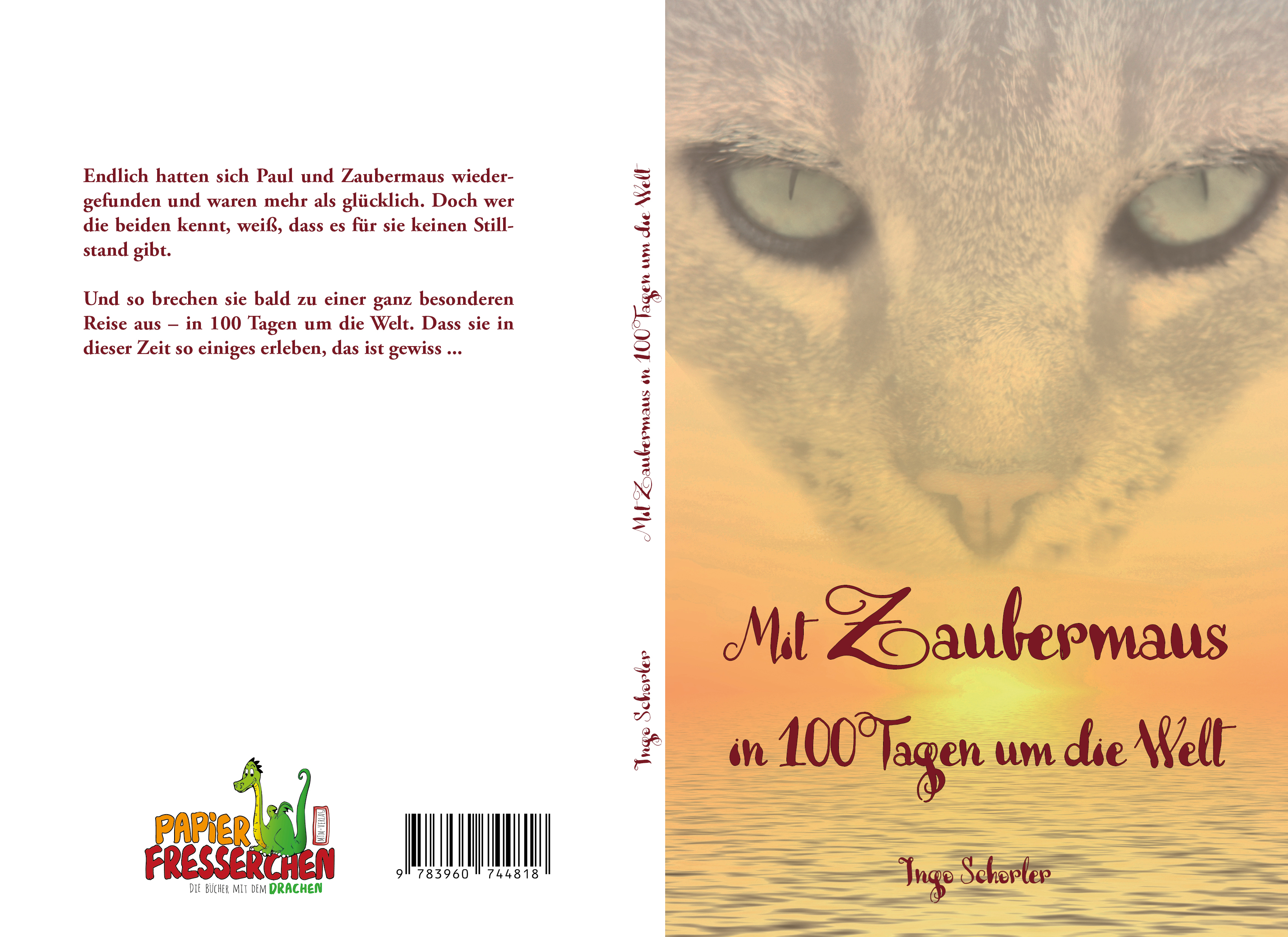 Gesamtes Coverbild Mit Zaubermaus in 100 Tagen um die Welt