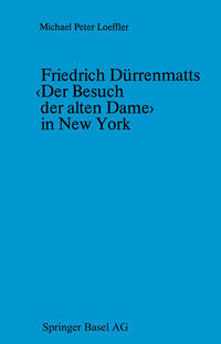 Vorderes Coverbild Friedrich Dürrenmatts ‹Der Besuch der alten Dame› in New York