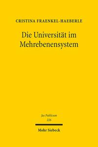 Vorderes Coverbild Die Universität im Mehrebenensystem