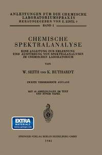 Vorderes Coverbild Chemische Spektralanalyse