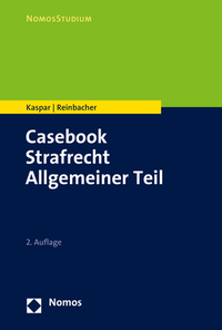 Vorderes Coverbild Casebook Strafrecht Allgemeiner Teil