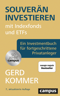 Vorderes Coverbild Souverän investieren mit Indexfonds und ETFs