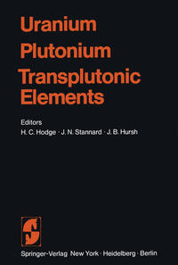 Vorderes Coverbild Uranium · Plutonium Transplutonic Elements
