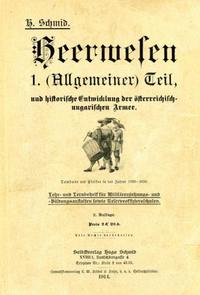 Vorderes Coverbild Heerwesen 1.(Allgemeiner) Teil