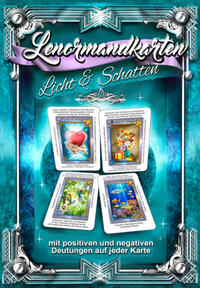 Vorderes Coverbild Lenormandkarten Licht und Schatten - Positive und negative Lenormand-Deutung auf jeder Karte (3.Auflage)