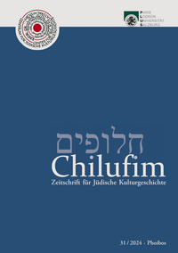 Vorderes Coverbild Chilufim 31, 2024