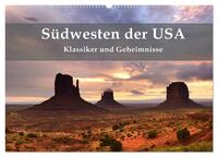 Vorderes Coverbild Südwesten der USA - Klassiker und Geheimnisse (Wandkalender 2025 DIN A2 quer), CALVENDO Monatskalender