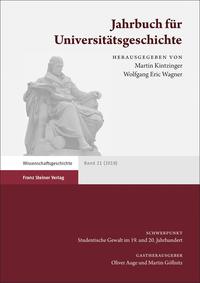 Vorderes Coverbild Jahrbuch für Universitätsgeschichte 21 (2018)