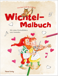 Vorderes Coverbild Aus dem Land der Wichtel - Malbuch