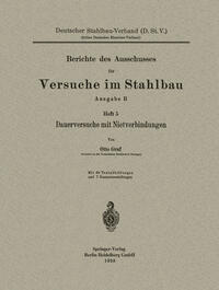 Vorderes Coverbild Dauerversuche mit Nietverbindungen