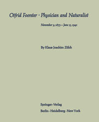 Vorderes Coverbild Otfrid Foerster · Physician and Naturalist