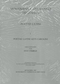 Vorderes Coverbild Poetae Latini aevi Carolini (I)