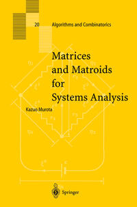 Vorderes Coverbild Matrices and Matroids for Systems Analysis