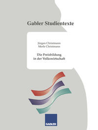 Vorderes Coverbild Die Preisbildung in der Volkswirtschaft