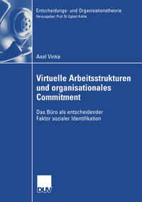 Vorderes Coverbild Virtuelle Arbeitsstrukturen und organisationales Commitment