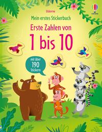 Vorderes Coverbild Mein erstes Stickerbuch: Erste Zahlen von 1 bis 10
