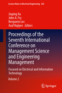 Vorderes Coverbild Proceedings of the Seventh International Conference on Management Science and Engineering Management