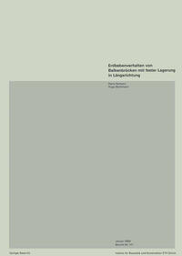 Vorderes Coverbild Erdbebenverhalten von Balkenbrücken mit fester Lagerung in Längsrichtung