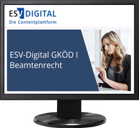 Vorderes Coverbild ESV-Digital GKÖD I Beamtenrecht des Bundes und der Länder, Richterrecht und Wehrrecht - Jahresabonnement bei Kombibezug Print und Datenbank