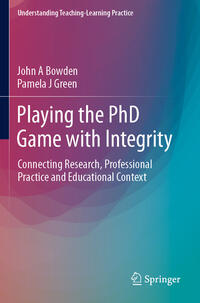 Vorderes Coverbild Playing the PhD Game with Integrity