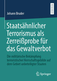 Vorderes Coverbild Staatsähnlicher Terrorismus als Zerreißprobe für das Gewaltverbot