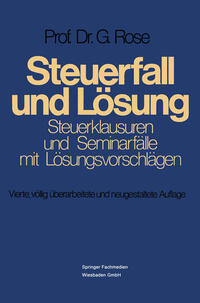 Vorderes Coverbild Steuerfall und Lösung