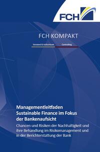 Vorderes Coverbild Managementleitfaden Sustainable Finance im Fokus der Bankenaufsicht