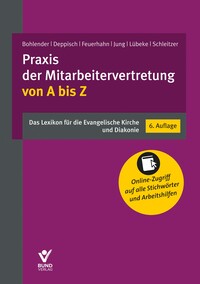 Vorderes Coverbild Praxis der Mitarbeitervertretung von A bis Z