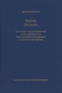 Vorderes Coverbild Sueton, ‚De poetis‘