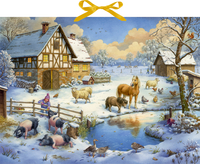 Vorderes Coverbild Sound-Adventskalender – Unsere Tiere auf dem Land