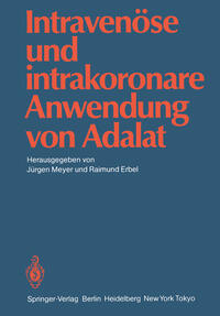 Vorderes Coverbild Intravenöse und intrakoronare Anwendung von Adalat