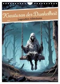 Vorderes Coverbild Kreaturen der Dunkelheit - Legendäre Albträume (Wandkalender 2025 DIN A4 hoch), CALVENDO Monatskalender