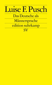 Vorderes Coverbild Das Deutsche als Männersprache